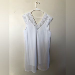 CBR white and lace dress